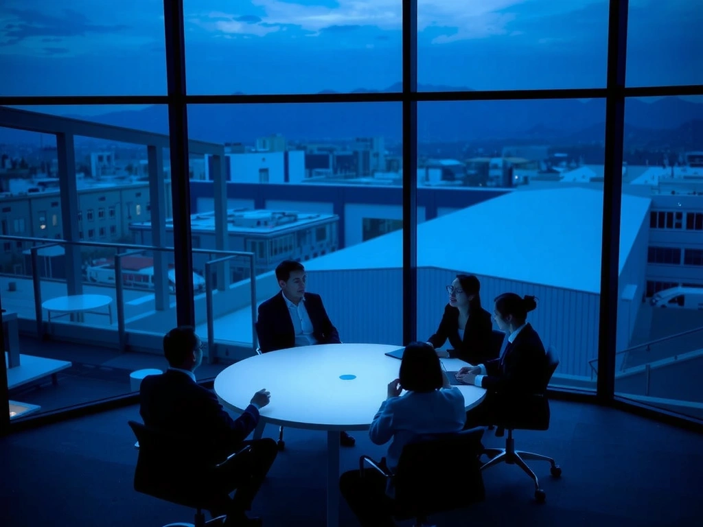 Corporate strategy session in Sapporo